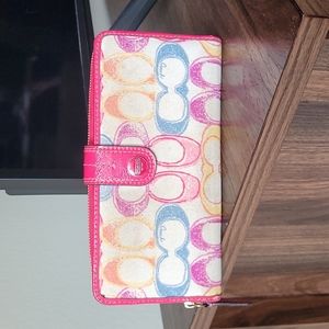 Coach Multicolored Signature C Wallet coach wallet coach wallet coach wallet